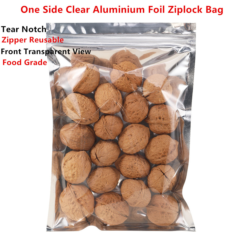 Ziploc Food Storage - 100 قطعة أكياس زيبر شفافة من