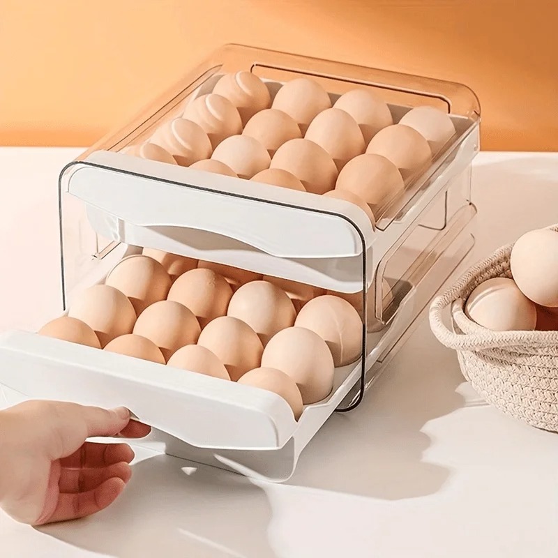 Food Storage Cabinet For Kitchen - صندوق تخزين البيض للمطبخ، صندوق بلاستيكي