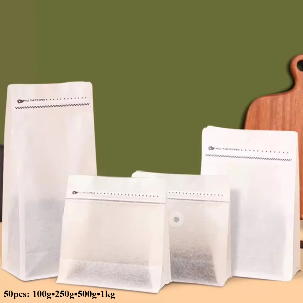 Ziploc Food Storage - 50 قطعة أكياس القهوة القابلة للتحلل
