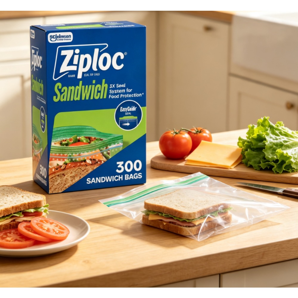 Ziploc Food Storage - زيب لوك ® أكياس ساندويتش من