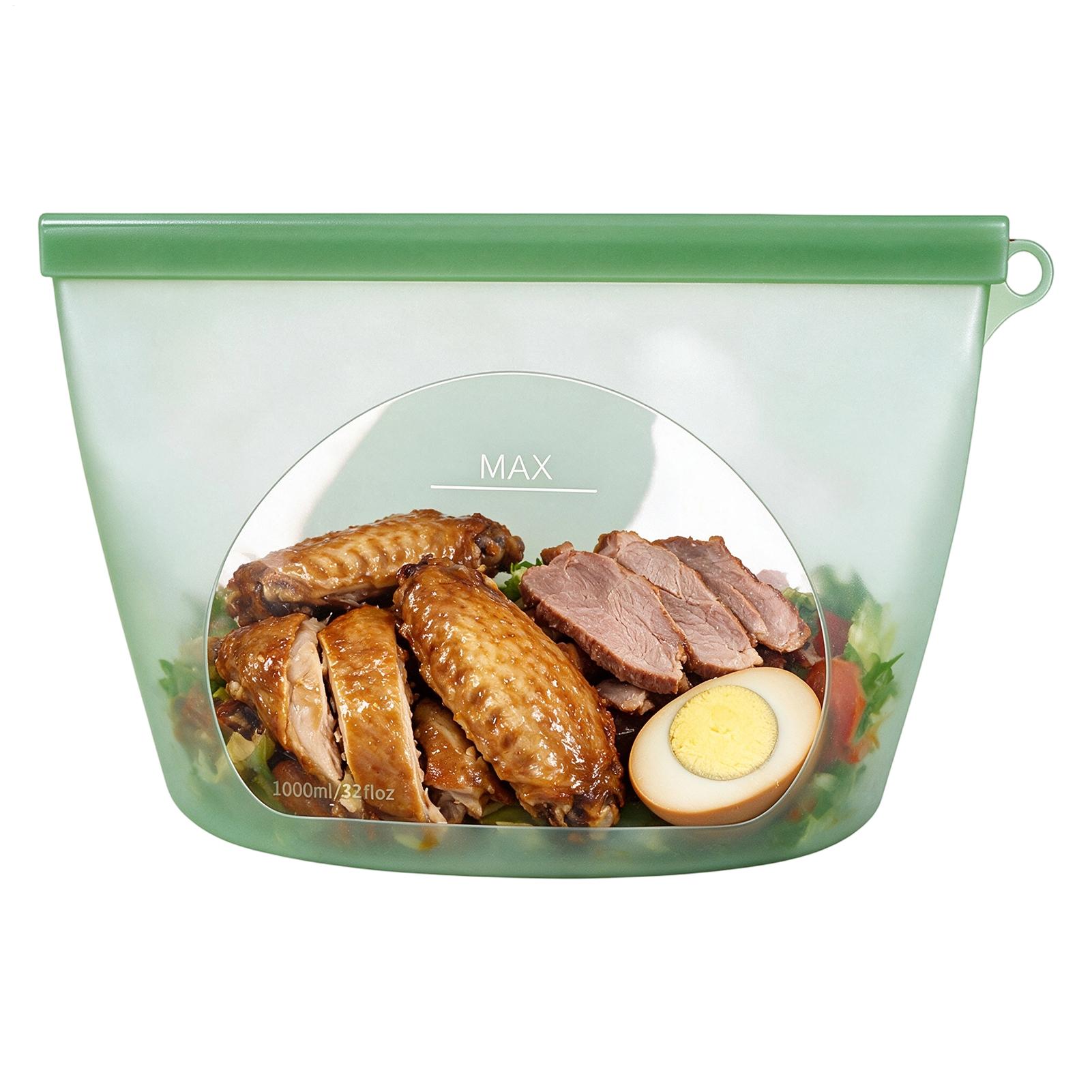 Ziploc Food Storage - أكياس تخزين طعام من السيليكون سعة