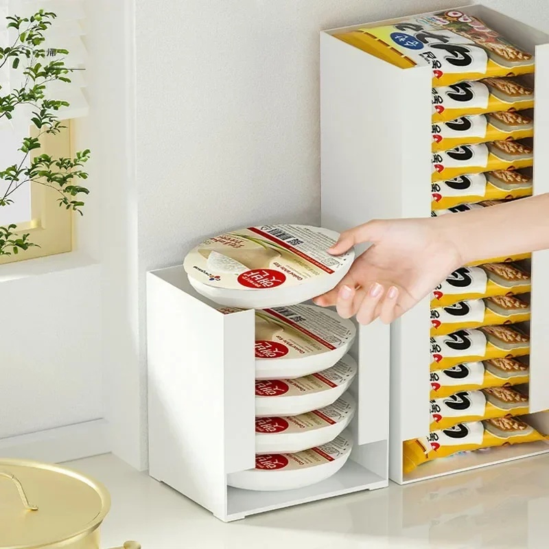 Food Storage Cabinet For Kitchen - صندوق تخزين النودلز الفورية متعدد الوظائف