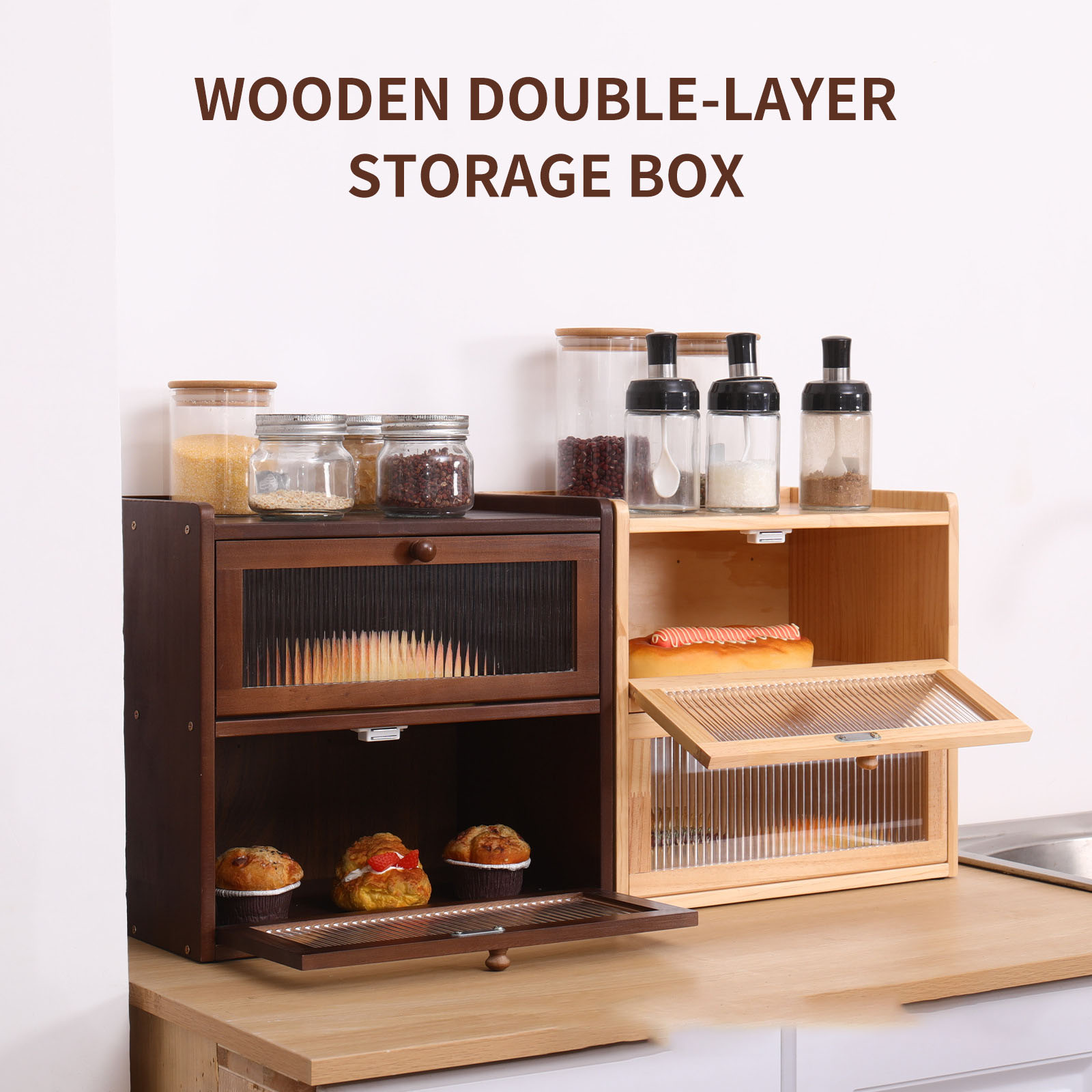Food Storage Acrylic Containers - صندوق خبز حامل صندوق خبز محلي