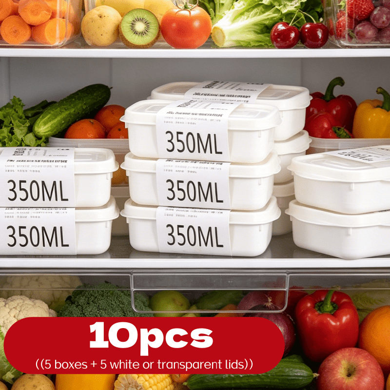 Food Storage Oven Safe - مجموعة من 10 قطع من صناديق