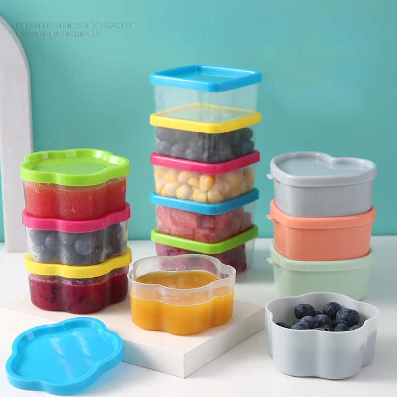 Food Storage Acrylic Containers - هوا هوا 8/9 قطعة زجاجة ضغط