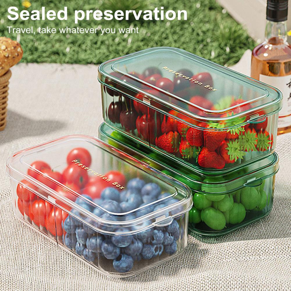 Food Storage Acrylic Containers - صناديق تخزين متعددة الوظائف للثلاجة مع