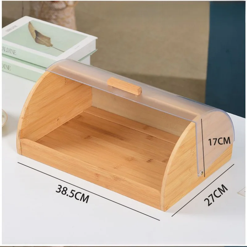 صندوق خبز من الخيزران بغطاء شف - مراجعة Food Storage Acrylic Containers وسعره