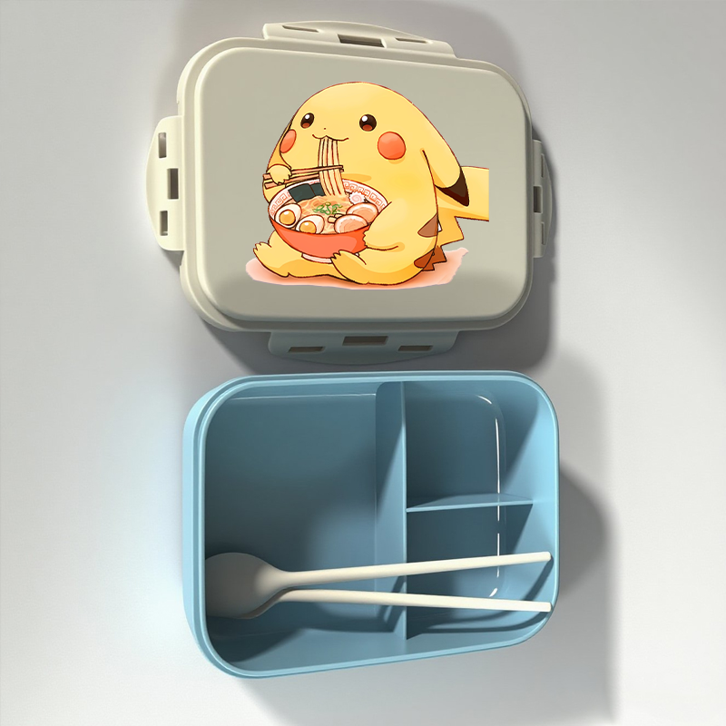 صندوق غداء بوكيمون لطيف بتصميم - مراجعة Food Storage Containers B&M وسعره