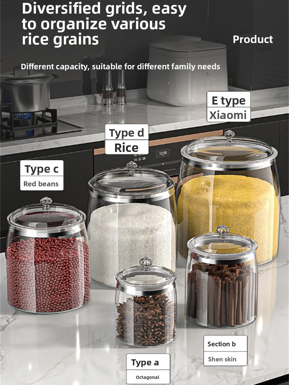 صندوق تخزين بلاستيكي سميك شفاف - مراجعة Xxl Food Storage Container وسعره