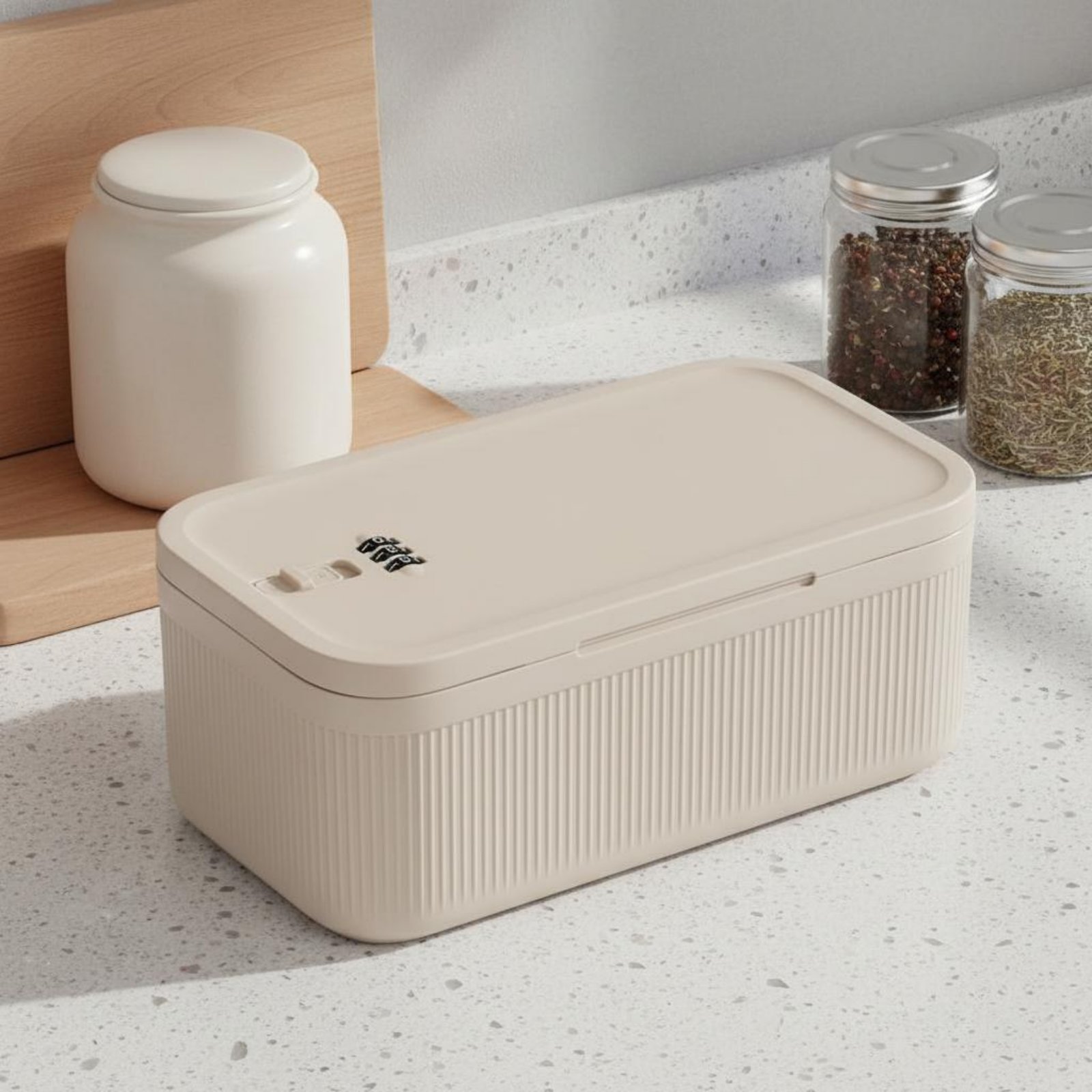 صندوق قفل بقفل رقمي، مقاوم للر - مراجعة Lock And Lock Food Storage وسعره