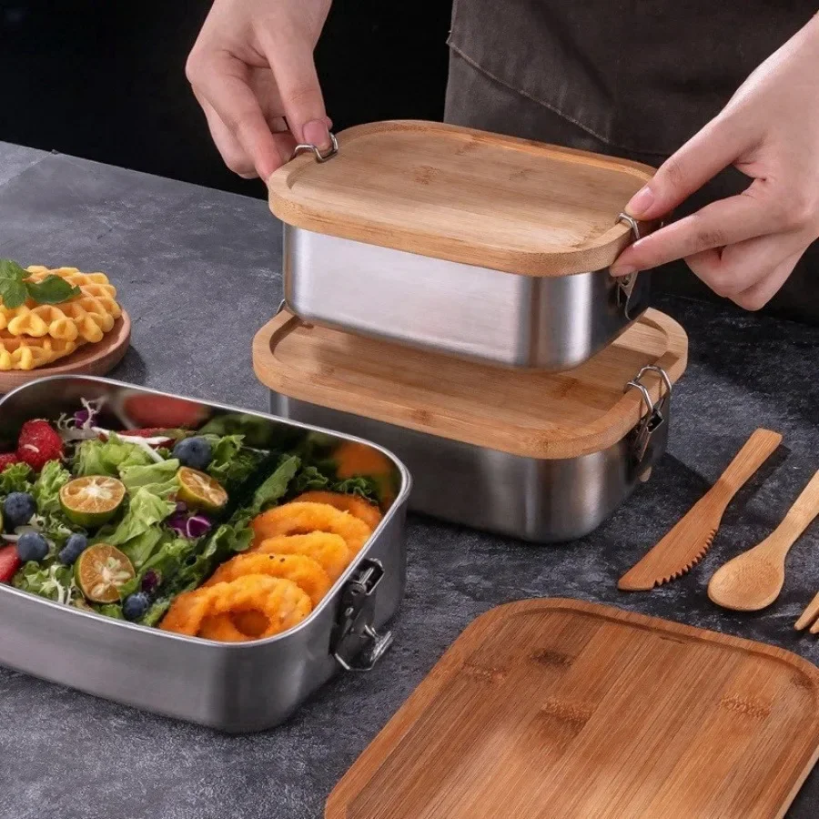 صندوق غداء جديد من الفولاذ الم - مراجعة Food Storage Containers B&M وسعره