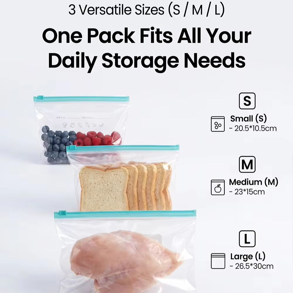 أكياس تخزين الطعام بإغلاق زيب  - مراجعة Ziploc Food Storage وسعره
