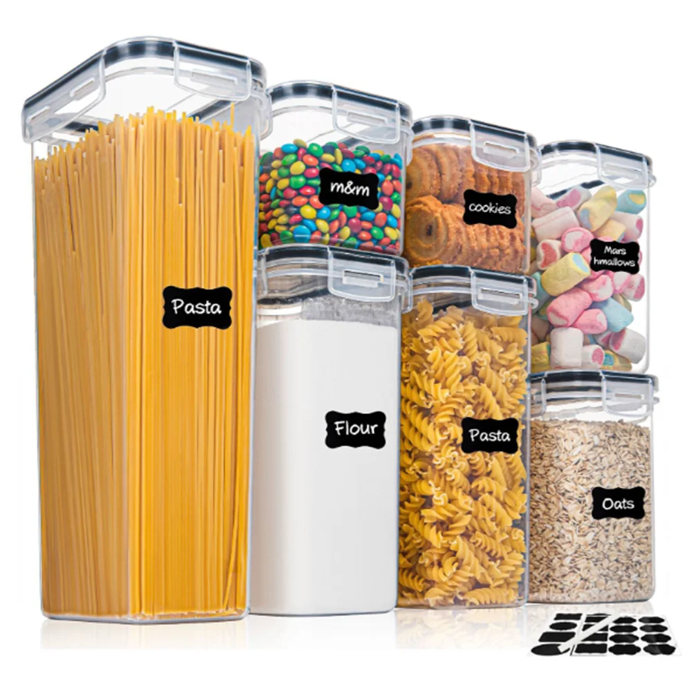 مجموعة حاويات طعام للمطبخ مكون - مراجعة Food Storage Acrylic Containers وسعره