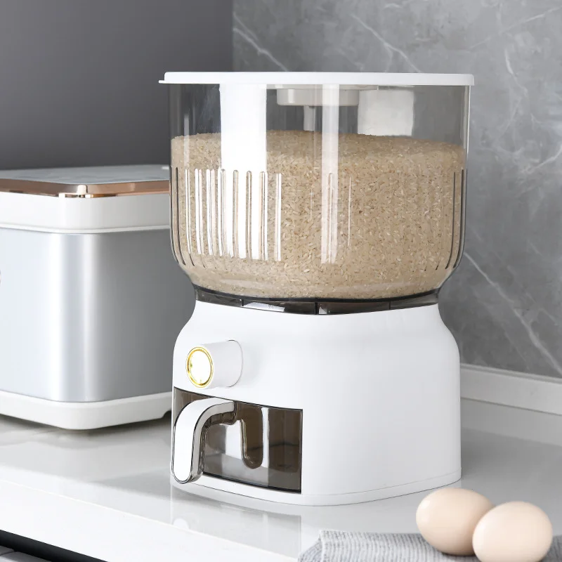 10 كجم المطبخ الأرز دلو صندوق  - مراجعة Food Storage Acrylic Containers وسعره