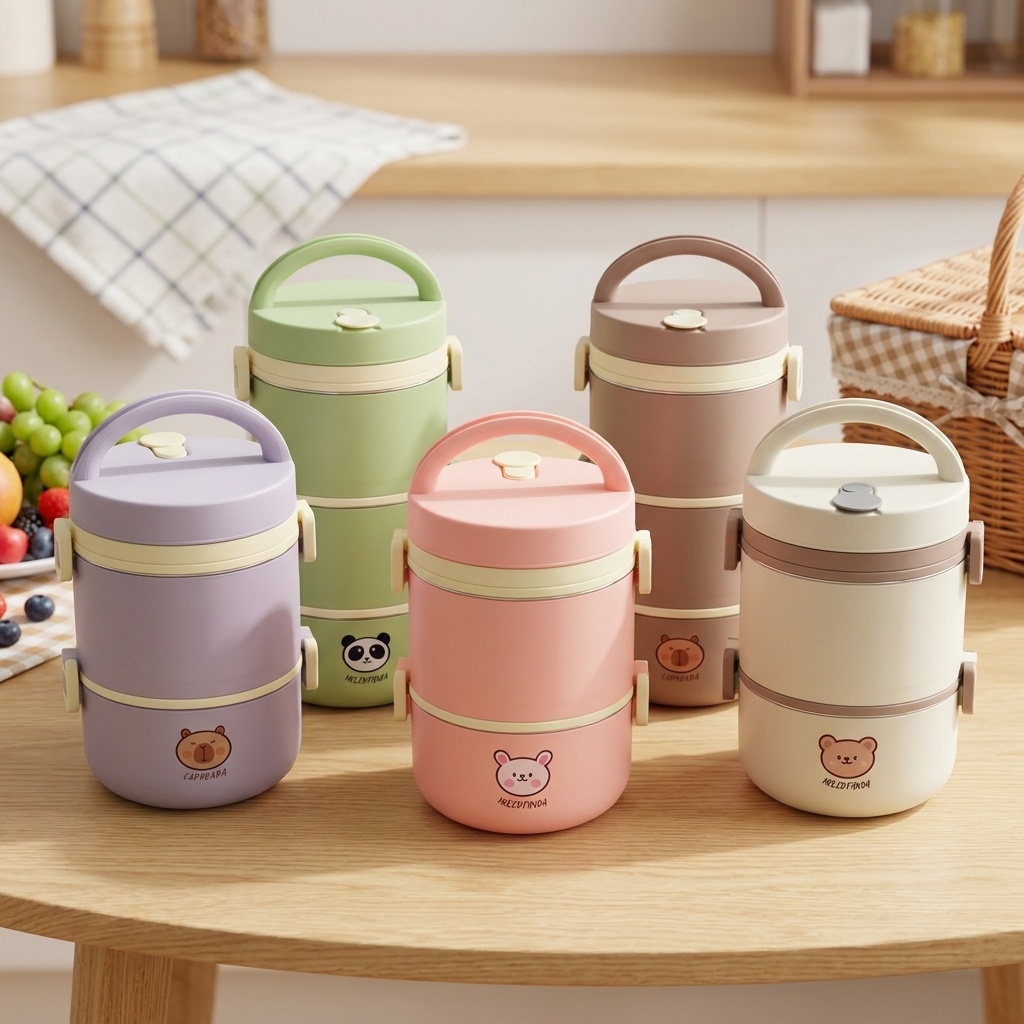 صندوق غداء حراري من الفولاذ ال - مراجعة Food Storage Containers B&M وسعره