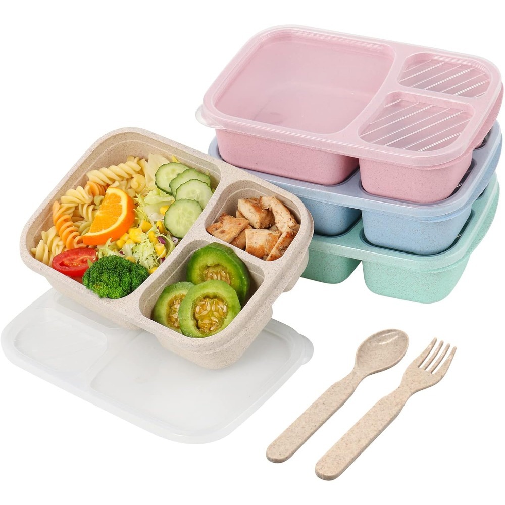 1 صندوق بينتو صندوق الغداء للأ - مراجعة Food Storage Containers B&M وسعره