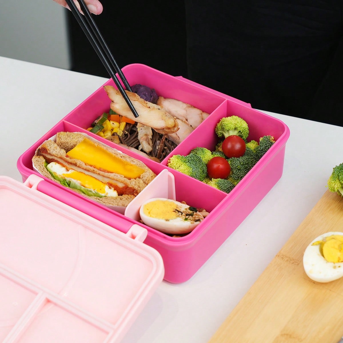 علبة طعام بنتو مانعة للتسرب، ح - مراجعة Food Storage Acrylic Containers وسعره