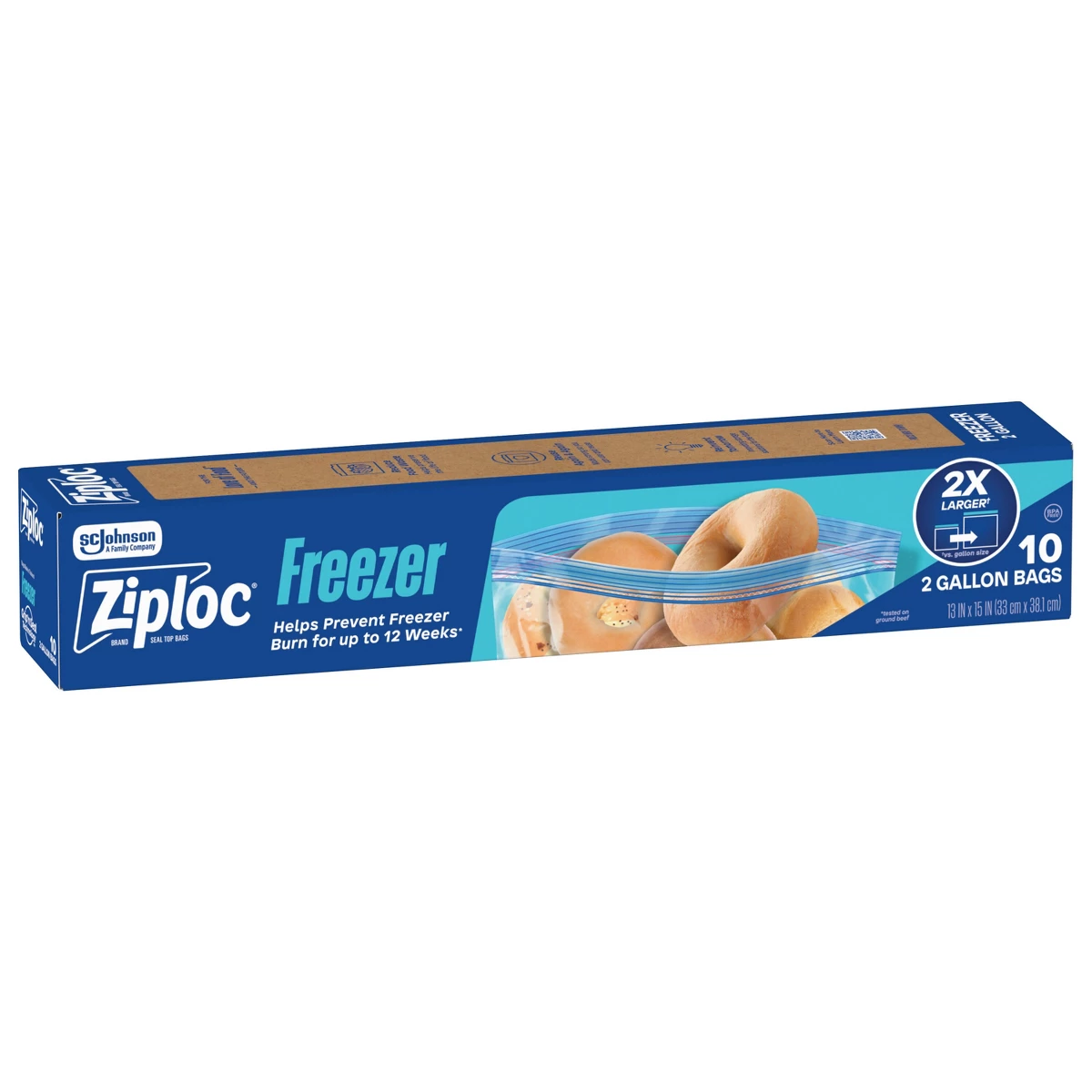 أكياس تجميد زيبلوك سعة 2 جالون - مراجعة Ziploc Food Storage وسعره