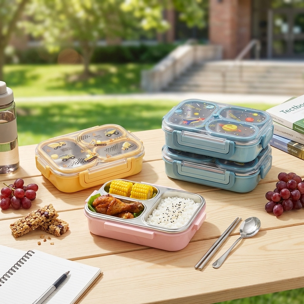 علبة طعام بنتو مقسمة للأطفال ب - مراجعة Food Storage Oven Safe وسعره