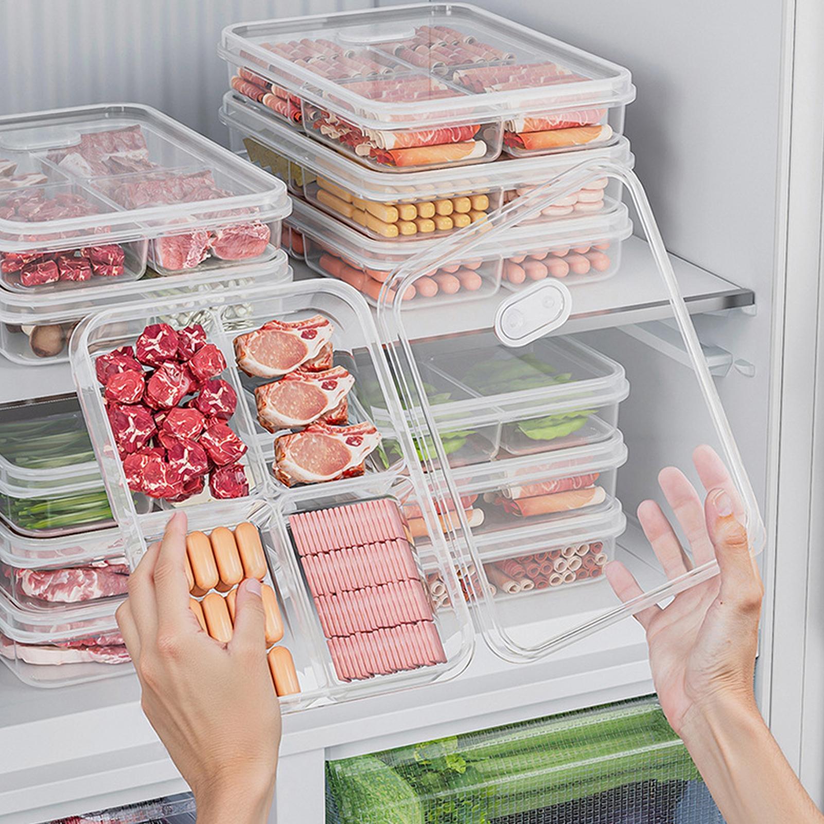 صندوق تخزين للثلاجة، علبة حفظ  - مراجعة Food Storage Cabinet For Kitchen وسعره