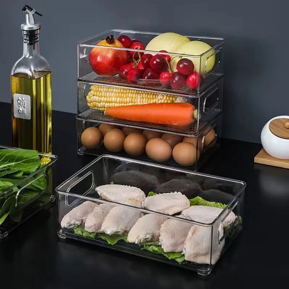 صندوق تخزين ثلاجة أكريليك قابل - مراجعة Food Storage Acrylic Containers وسعره