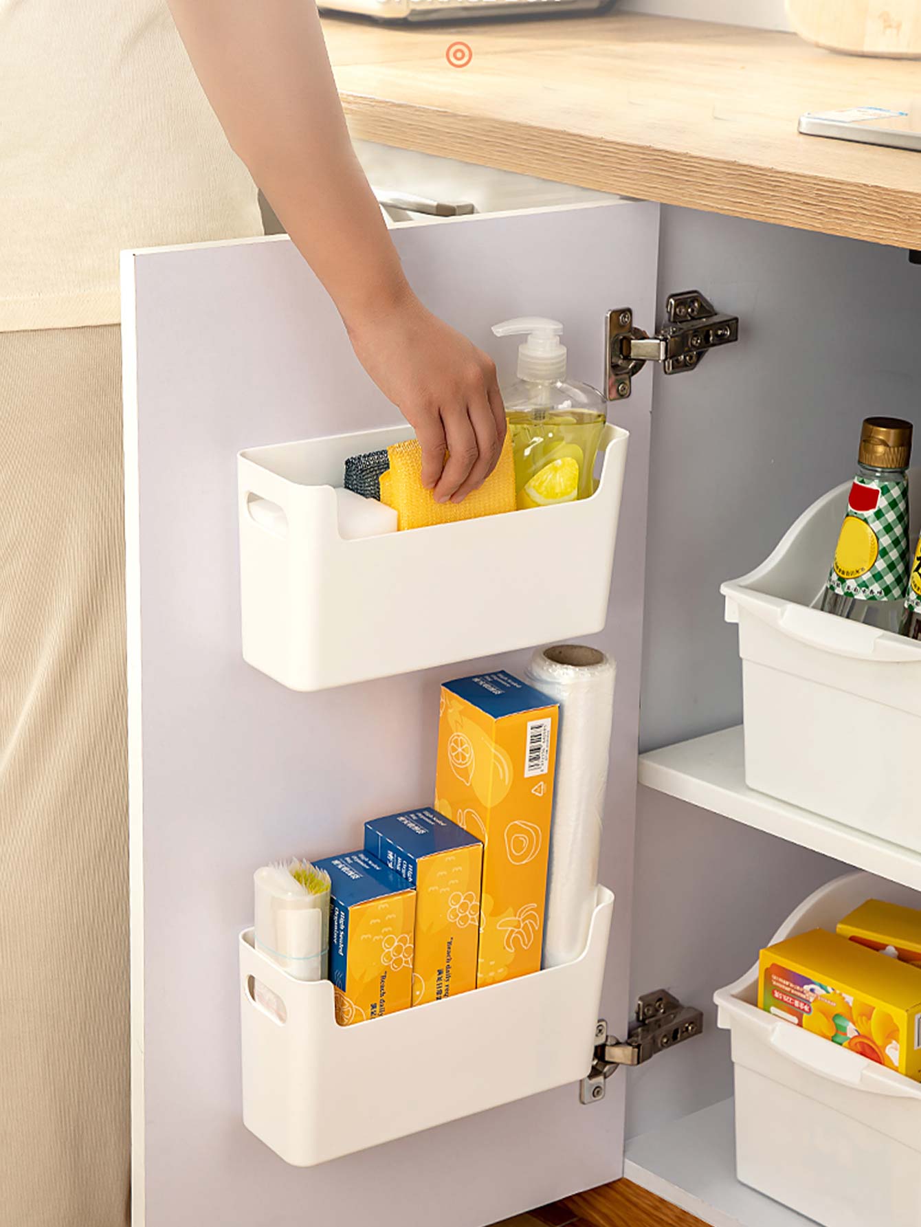 منظم أبواب الخزائن بدون ثقب، ص - مراجعة Food Storage Cabinet For Kitchen وسعره