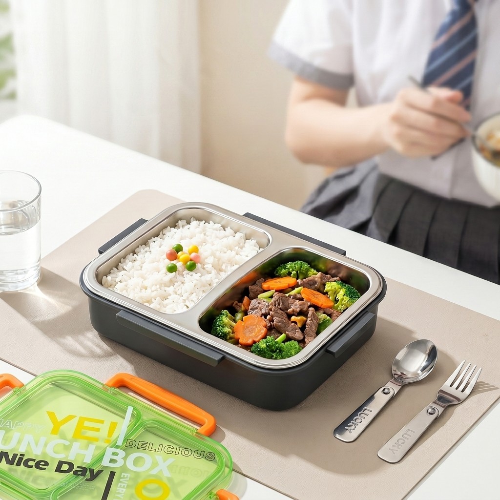 صندوق غداء بنتو من الفولاذ الم - مراجعة Food Storage Cabinet For Kitchen وسعره