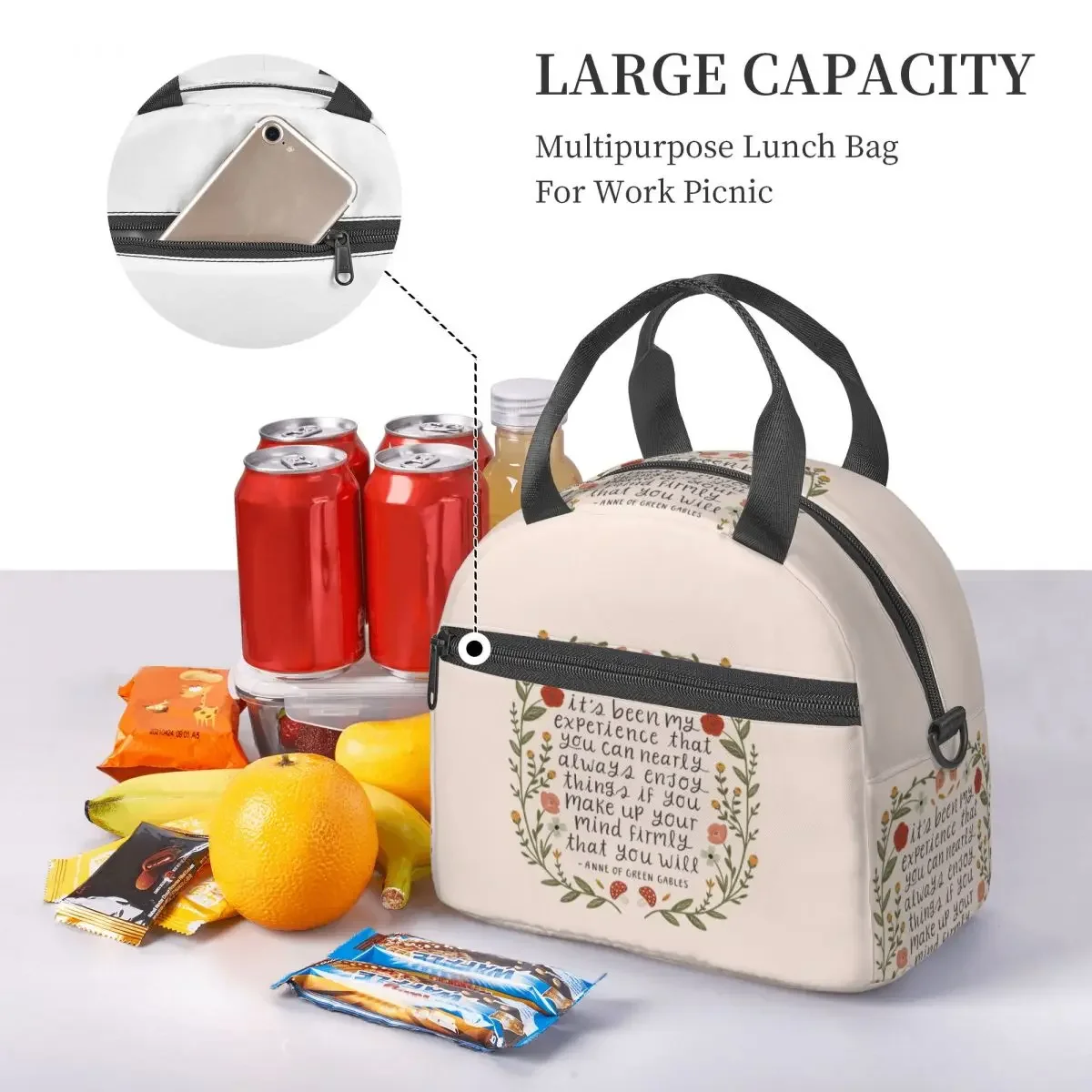 حقيبة غداء معزولة حرارياً بتصم - مراجعة Food Storage Quotes وسعره